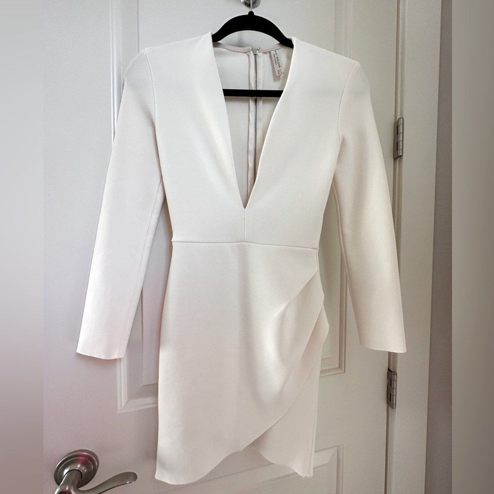 Bec & Bridge ivory mini dress